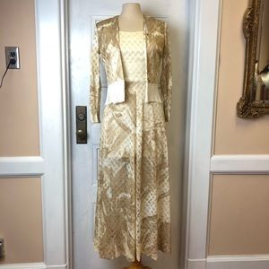 Vintage 1950s YoungSociety Dress W/ Coverup Jacket